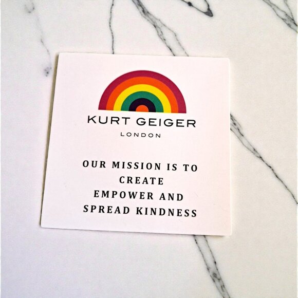 Kurt Geiger London Signature Pav Gold Rhinestone Eagle Stud Earrings NWT - Picture 7 of 10